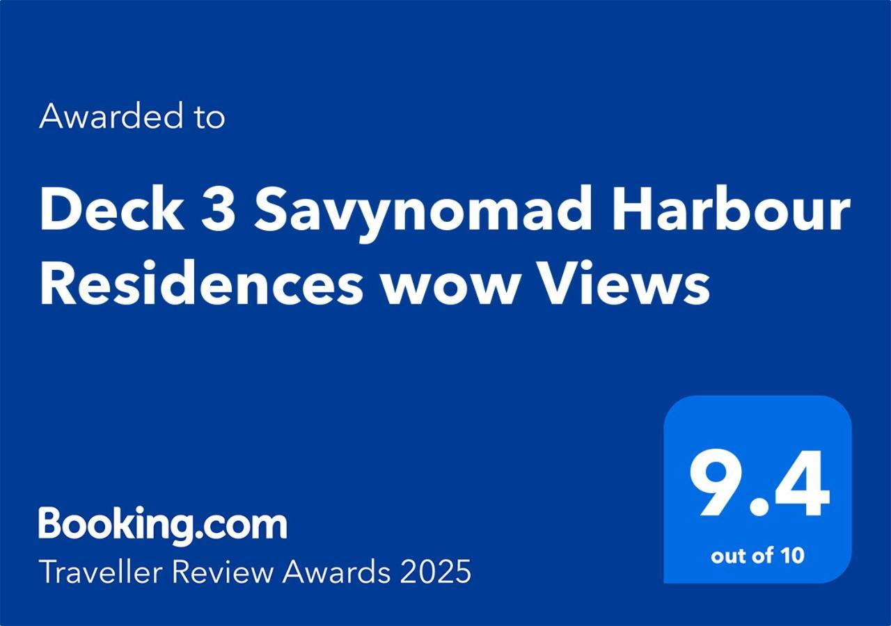 Deck 3 Savynomad Harbour Residences Wow Views Cospicua Exterior foto